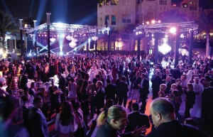 DUBAI, UNITED ARAB EMIRATES - DECEMBER 10:  A general view of the Opening Night Gala party during day one of the 11th Annual Dubai International Film Festival held at the Madinat Jumeriah Complex on December 10, 2014 in Dubai, United Arab Emirates.  (Photo by Andrew H. Walker/Getty Images for DIFF)