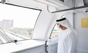 حمدان بن محمد يتفقد مسار 2020 لمترو دبي