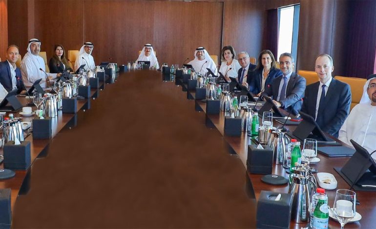 مجلس إدارة غرفة دبي العالمية يناقش خطط دعم خطة دبي للتجارة الخارجية