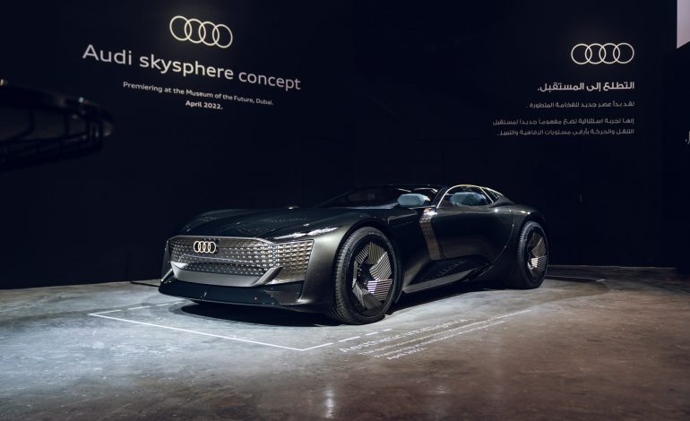عرض سيارة Skysphere التجريبية من اودي رسمياً للمرة الأولى في الشرق الأوسط من دبي