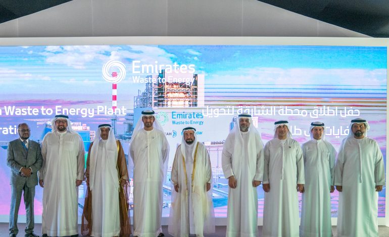 سلطان القاسمي يفتتح محطة الشارقة لانتاج الطاقة هي الأولى من نوعها فى الشرق الأوسط