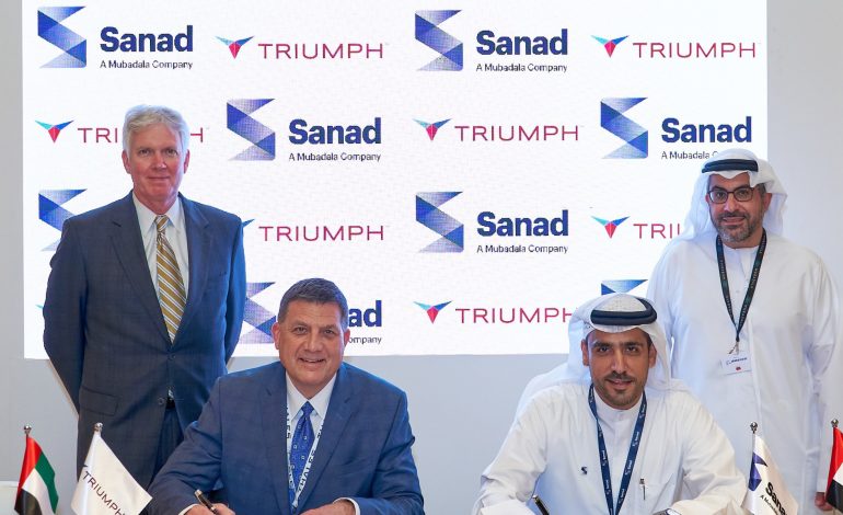 سند وتريامف توقعان شراكة لتأسيس مركز جديد لصيانة محركات الطائرات في الإمارات