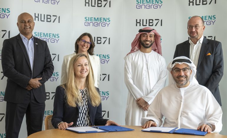 HUB71 و”سيمنز للطاقة” توقّعان اتفاقية تهدف إلى دعم مشاريع الأعمال المنطوية على المخاطر 