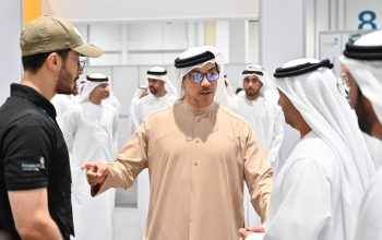 منصور بن زايد يشهد فعاليات "المسابقة الوطنية لمهارات الإمارات" في نسختها الـ14