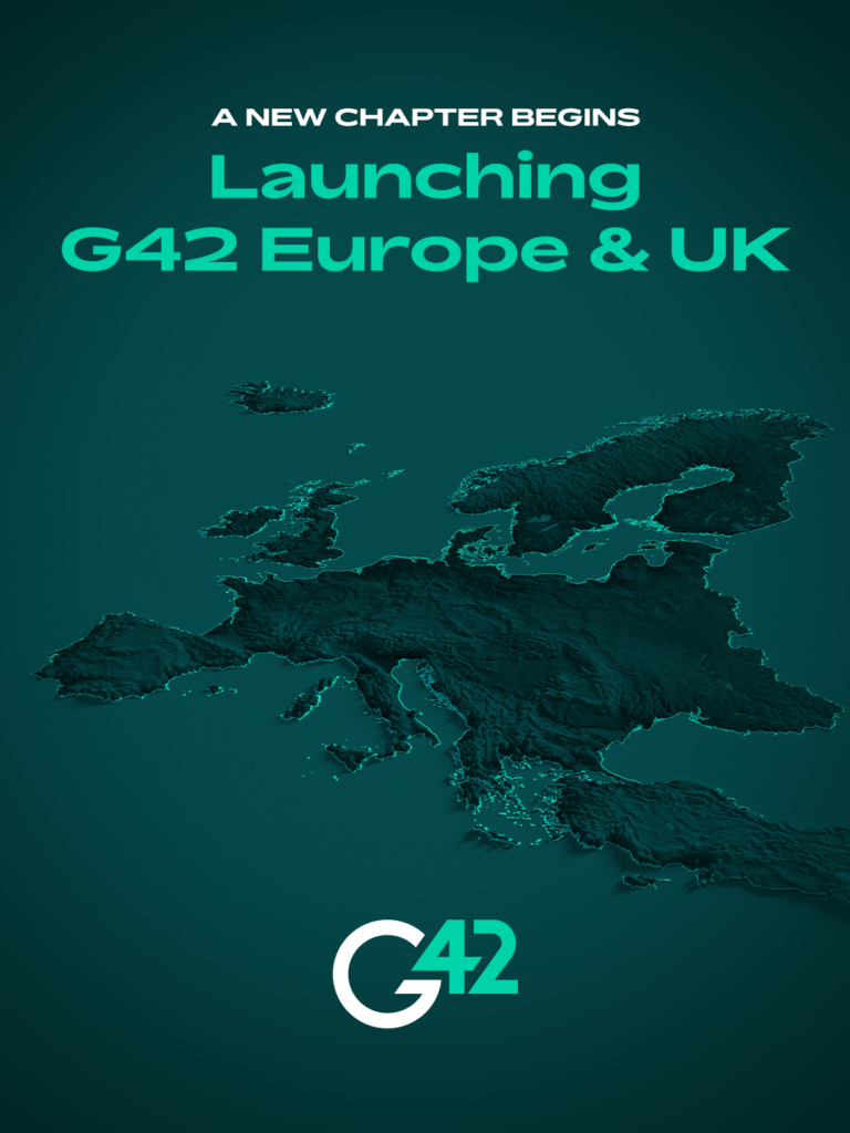 جي 42 تُطلق جي 42 أوروبا والمملكة المتحدة