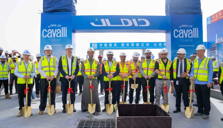 داماك تعلن عن إنجاز الهيكل الإنشائي لأول برج في العالم يحمل توقيع علامة كافالي الفاخرة بتكلفة مليار درهم