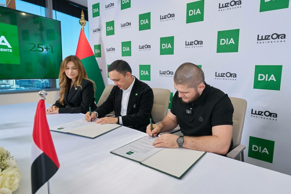 حبيب نورمحمدوف، أسطورة بطولة يو إف سي، يدخل القطاع العقاري في الإمارات عبر شراكة استراتيجية مع دي أي إيه العقارية القابضة