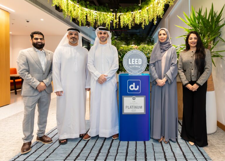 المقر الرئيسي لـ “دو” يحقق ثاني أعلى تصنيف لشهادة “LEED Platinum” عالمياً